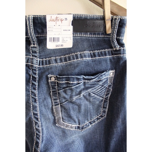 Daytrip Buckle Mila Stretch Cropped Jean 25 NWT - Picture 7 of 10